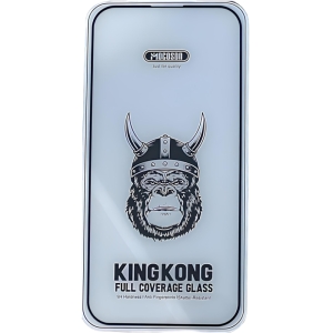 گلس شیشه ای تمام صفحه آیفون 15 موکوسون KINGKONG