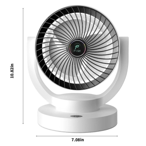 پنکه شارژی رومیزی پی نت مدل P-801 ظرفیت 2400 میلی آمپر ساعت