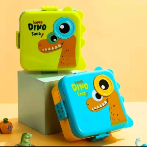 ظرف نگهدارنده غذای کودک مدل دایناسور کد 1030
