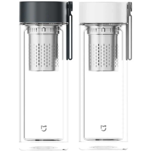  فلاسک شیشه‌ای دو لایه مسافرتی 400 میلی‌لیتری میجیا شیائومی مدل  MJBLB01PL 