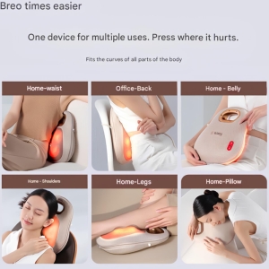 ماساژور کمر، پشت، شکم، گردن و پا شارژی قابل حمل برِیو مدل Back Lite