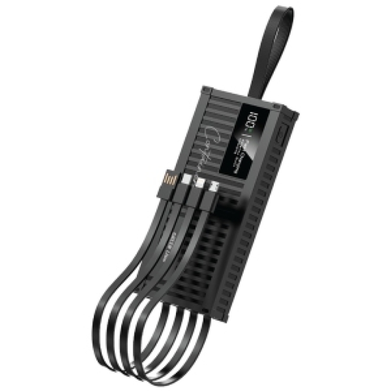 پاوربانک 10000 تایپ سی، لایتنینگ، میکرو یواسبی و یواسبی 22.5 وات گرین GNCONPB10KBK