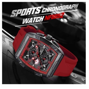 ساعت مچی عقربه‌ای مردانه کوارتز نیوی فورس مدل NF8052 B/R/R