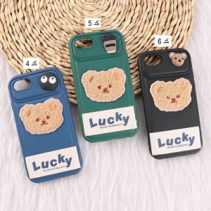 کاور ژله ای Lucky عروسکی محافظ لنزدار مناسب برای گوشی موبایل آیفون 8/iPhone 6/7 
