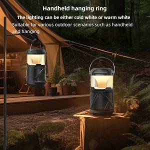  اسپیکر بلوتوثی و لامپ کمپینگ شارژی قابل حمل پرووان مدل PSB4905 