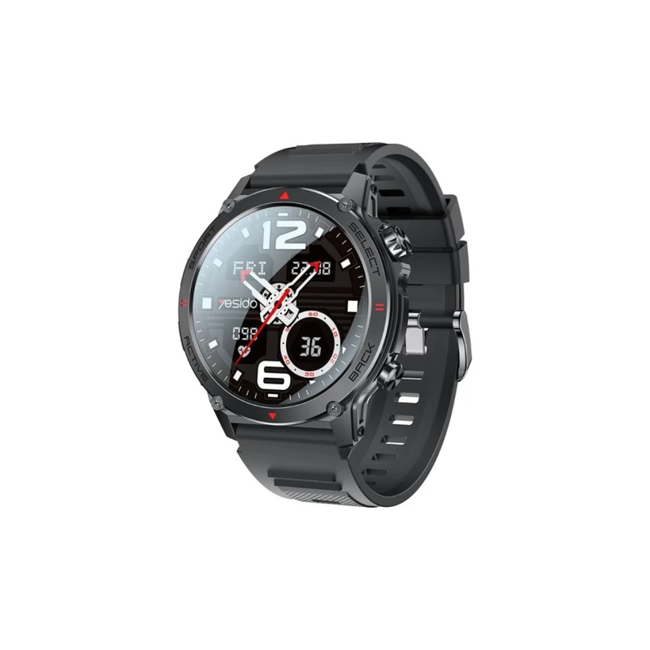 ساعت هوشمند یسیدو مدل IO31 بند سیلیکونی سایز 45 میلی متری 