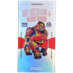 محافظ صفحه نمایش ایربگ دار آیفون 15 پرو 5 بعدی موکوسون 5D Silicon Plus