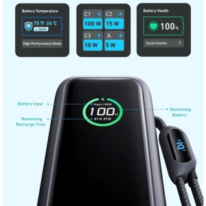 پاوربانک انکر مدل A1695 ظرفیت 25000 میلی آمپر 165 وات