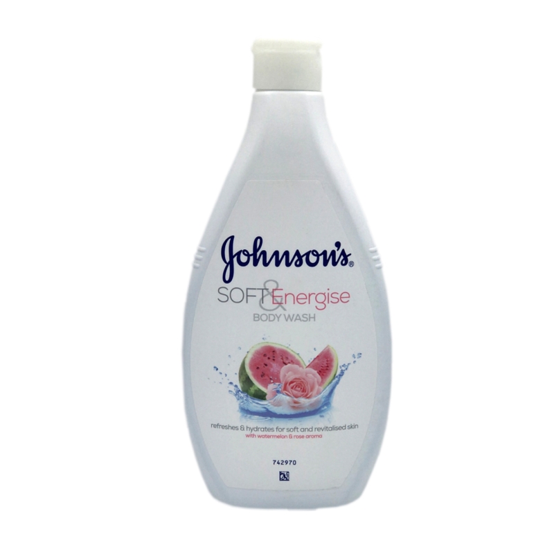 شامپو بدن جانسون حاوی عصاره هندوانه و گل رز جانسون حجم 400ml