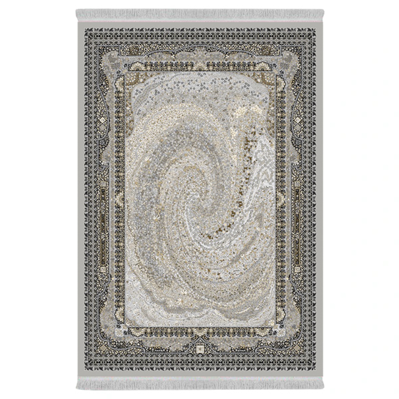 فرش پارچهای دفه مدل فرشینه طرح مدرن کد 773