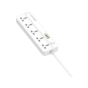  چند راهی برق ۵ سوکت، 3 یو اس بی و 1 تایپ سی الدنیو مدل LDNIO SC5415 Power Strip With USB Port 