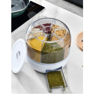 جا حبوباتی چرخشی طرح گل کد QW-6027