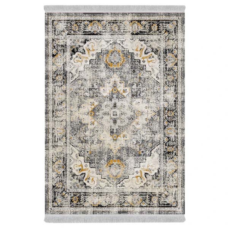 فرش پارچهای دفه مدل فرشینه طرح مدرن کد 653