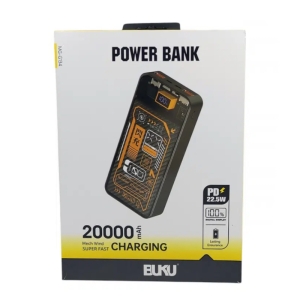 پاوربانک شیشه ای و نمایشگردار بوکو مدل BUKU MG-G134 ظرفیت 20000 میلی آمپرساعت