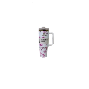 تراول ماگ مدل دسته دار گل دار کد QUENCHER H20 TUMBLER گنجایش 1.180 لیتر