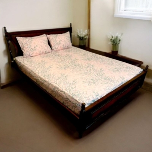 ملحفه کشدار ترک تخت دونفره 3تکه Cheshik مدل سروناز سایز 160*200 سانتی متر