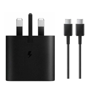 شارژر دیواری سوپر فست 45 وات سامسونگ مدل EP-TA845 به همراه کابل تبدیل USB-C