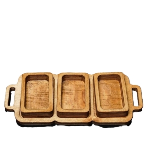 اردو خوری سه تایی مدل مستطیلی کد003