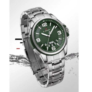 ساعت مچی عقربه‌ای مردانه کوارتز نیوی فورس مدل NF9215S S/GN/GN