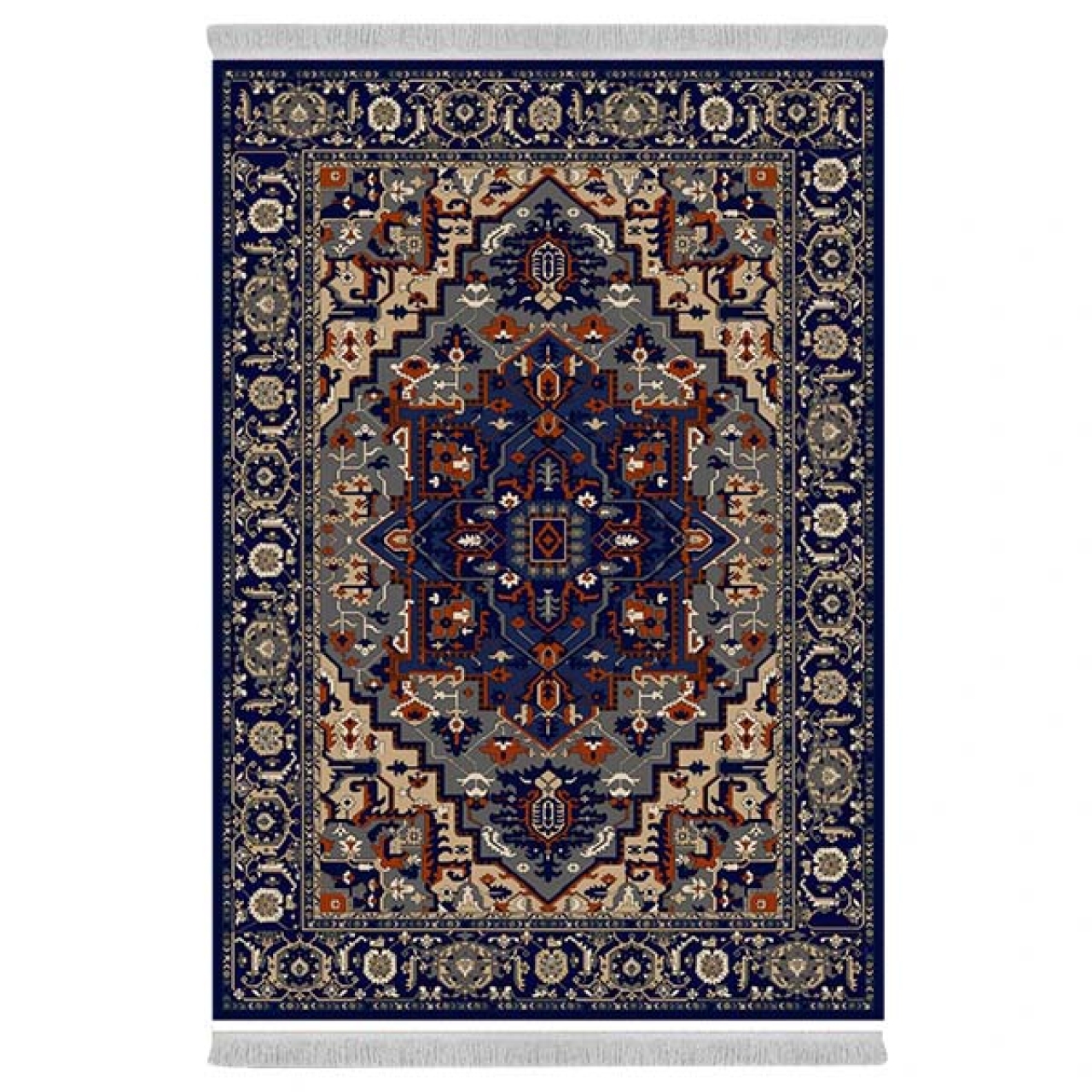 فرش پارچهای دفه مدل فرشینه طرح مدرن کد 752