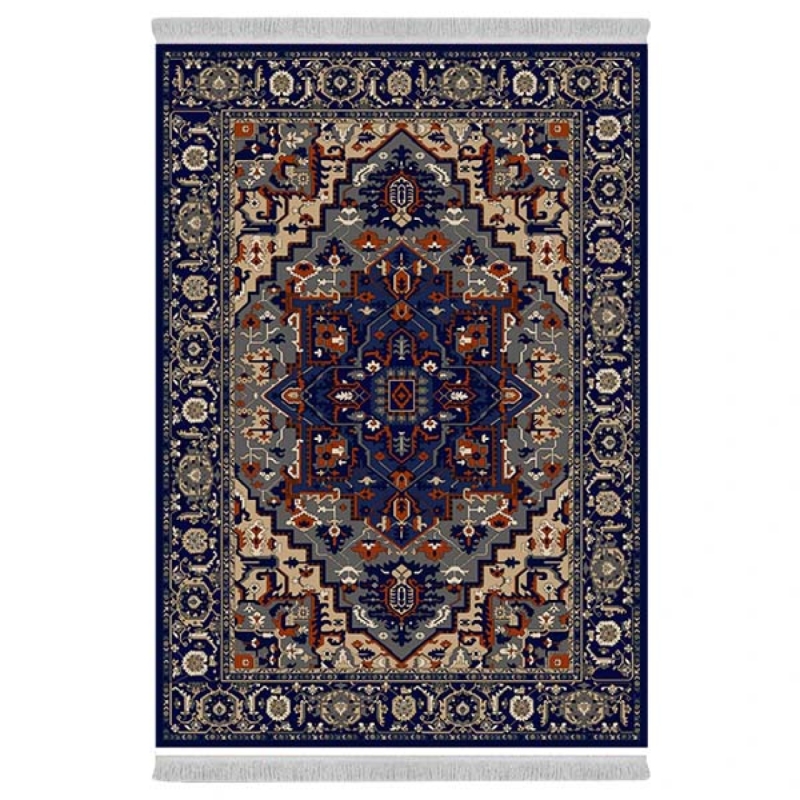 فرش پارچهای دفه مدل فرشینه طرح مدرن کد 752