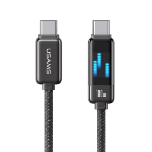 کابل شارژ USB-C به USB-C یوسمز مدل SJ744 طول ۱.۲ متر