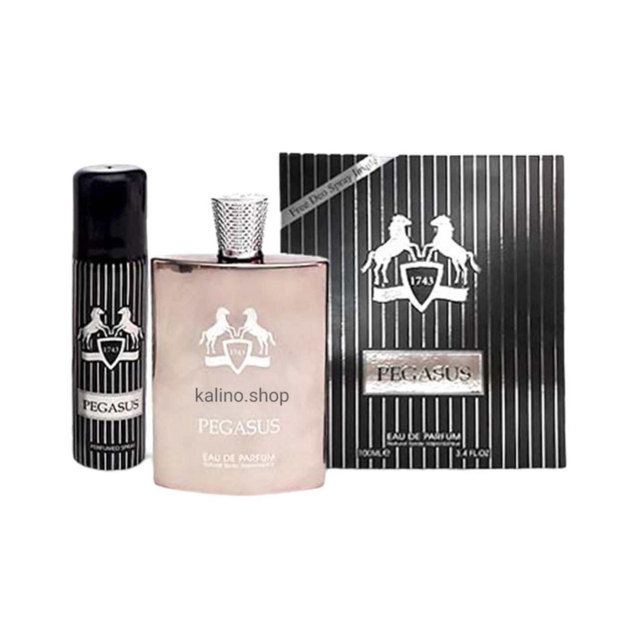 ادکلن مردانه فراگرنس ورد مدل مارلی پگاسوس همراه با اسپری حجم ۱۰۰ میل