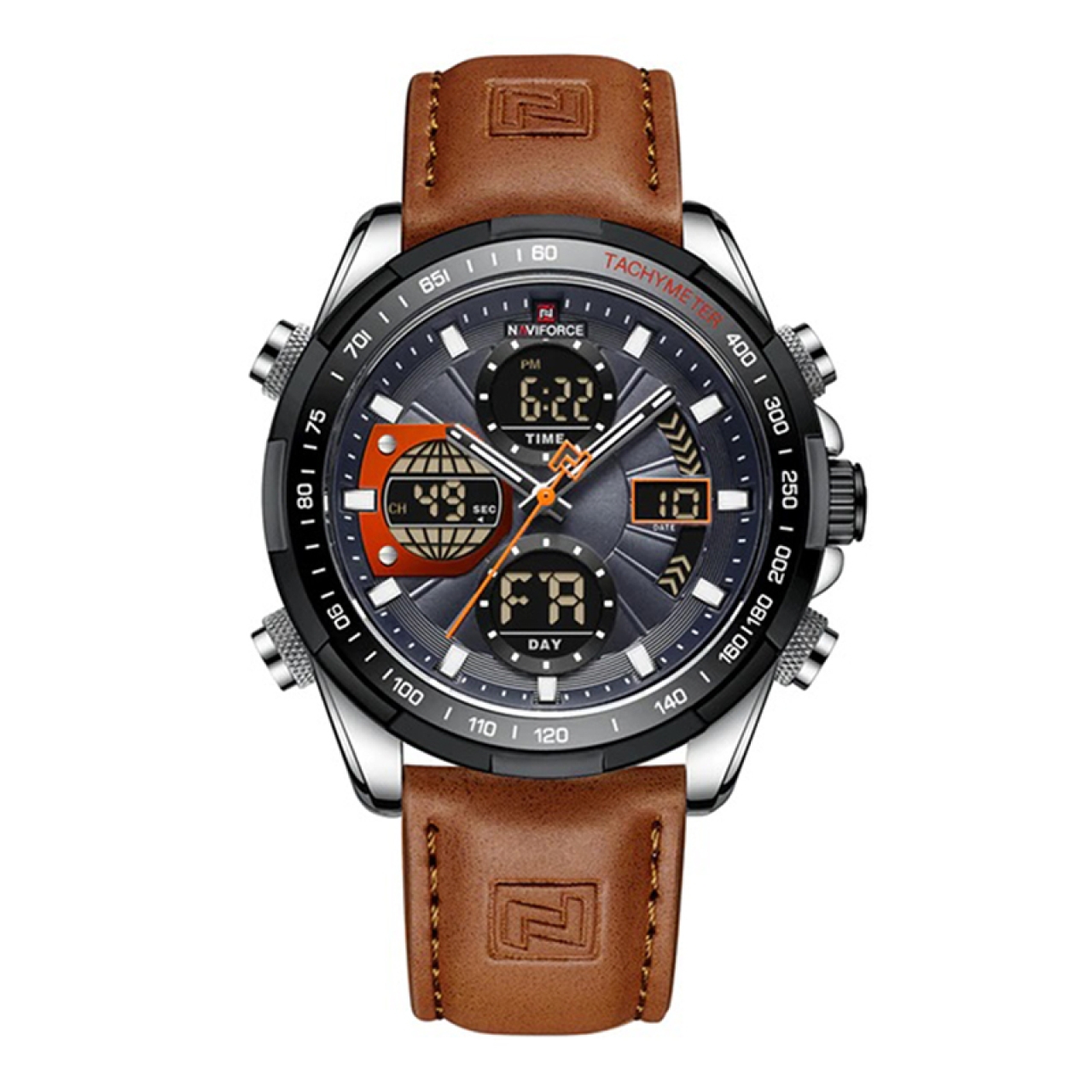 ساعت مچی عقربه‌ای مردانه  کوارتز نیوی فورس مدل NF9197