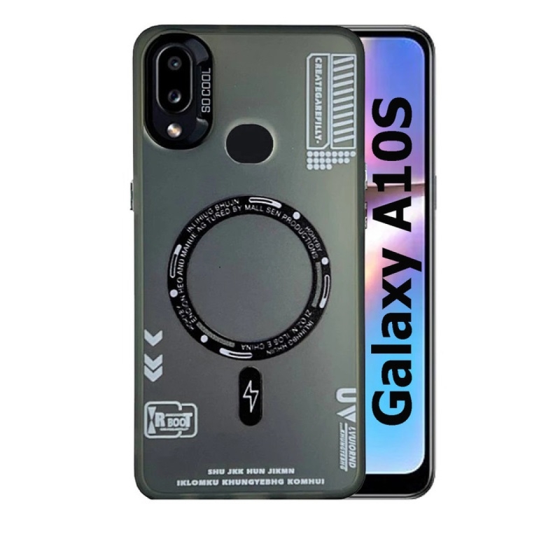 کاور مدل پشت مات طرح مگ سیف دور محافظ متال مناسب برای گوشی موبایل سامسونگ Samsung Galaxy A10s