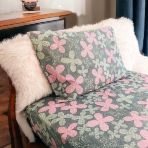 ست ملحفه کشدار و روبالشی Cheshik مدل گلرو سایز 120*200 سانتی متر