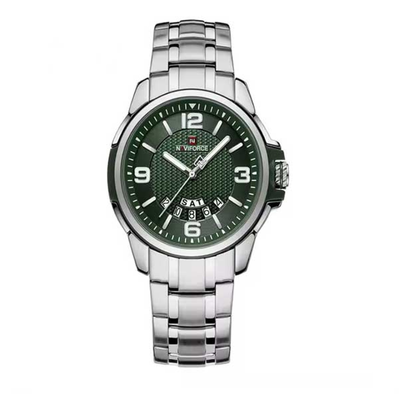 ساعت مچی عقربه‌ای مردانه کوارتز نیوی فورس مدل NF9215S S/GN/GN