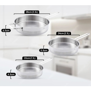 سرویس تابه سه عددي لايف اسمايل مدل p123fset