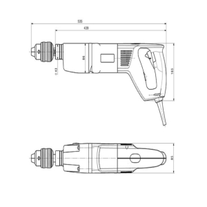 دریل متابو مدل BDE 1100