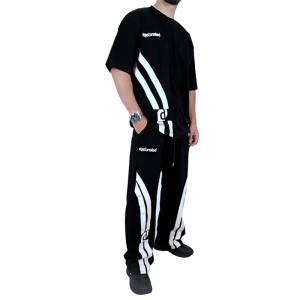 ست تیشرت و شلوار مردانه مشکی طرح بالنسیاگا