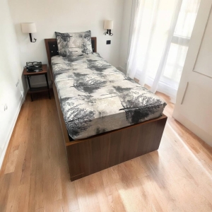 ملحفه یک نفره دوتکه ترک Cheshik مدل راش سایز 90*200 سانتی متر