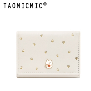  کیف پول زنانه فانتزی تاشو طرح پنجه گربه تائومیک‌میک مدل Y9286 