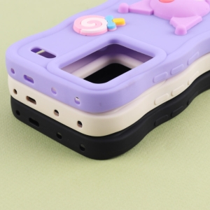 کاور مدل موج دار عروسکی برجسته مناسب برای گوشی موبایل شیائومی مدل Redmi Note 13 Pro Plus