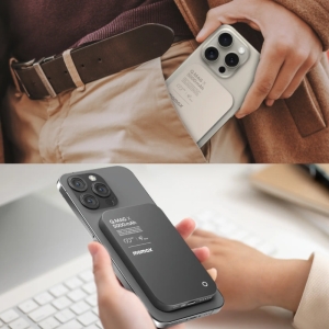 پاور بانک وایرلس مگنتی 15 وات 5000 مومکس مدل Q.Mag X