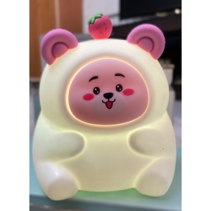 چراغ خواب کودک مدل سیلیکونی طرح خوک خوشحال کد023