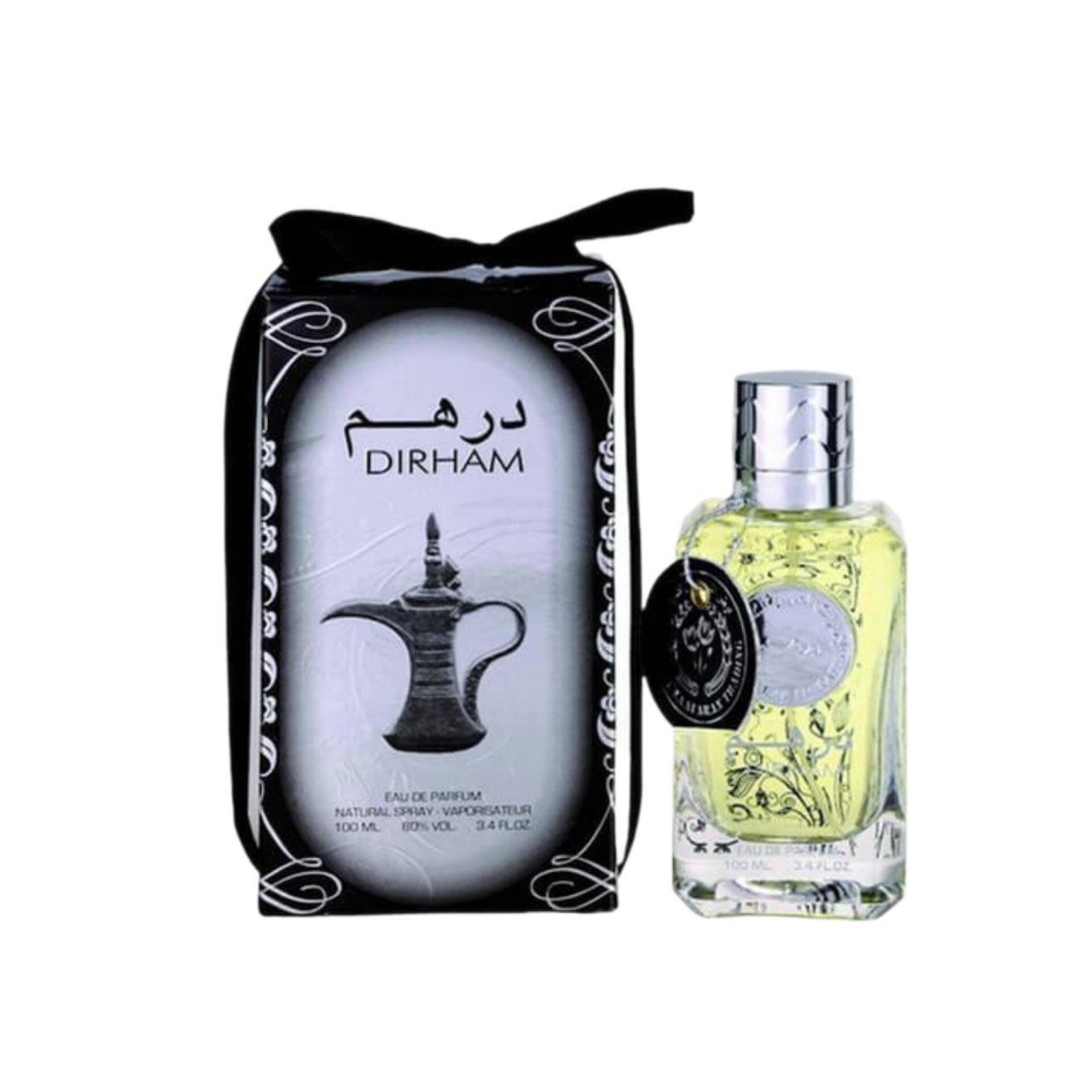 ادکلن مردانه ارض الزعفران مدل درهم حجم ۱۰۰ میل