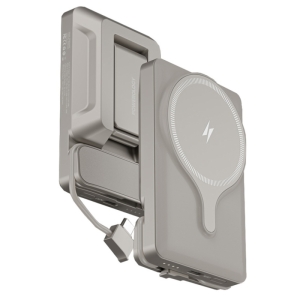  پاوربانک وایرلس 15 وات و تایپ سی 20 وات 5000 با قابلیت اتصال به دریچه کولر ماشین پاورولوژی مدل PPBCHA32 