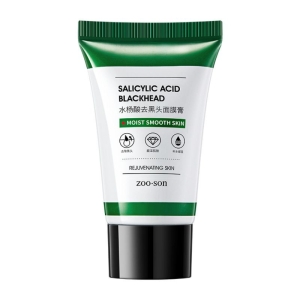 ماسک صورت زوسان مدل بلک ماسک سالیسیلیک اسید تخلیه کننده جوش سرسیاه وزن 40 گرم