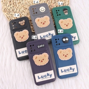 کاور ژله ای Lucky عروسکی محافظ لنزدار مناسب برای گوشی موبایل سامسونگ Galaxy A31