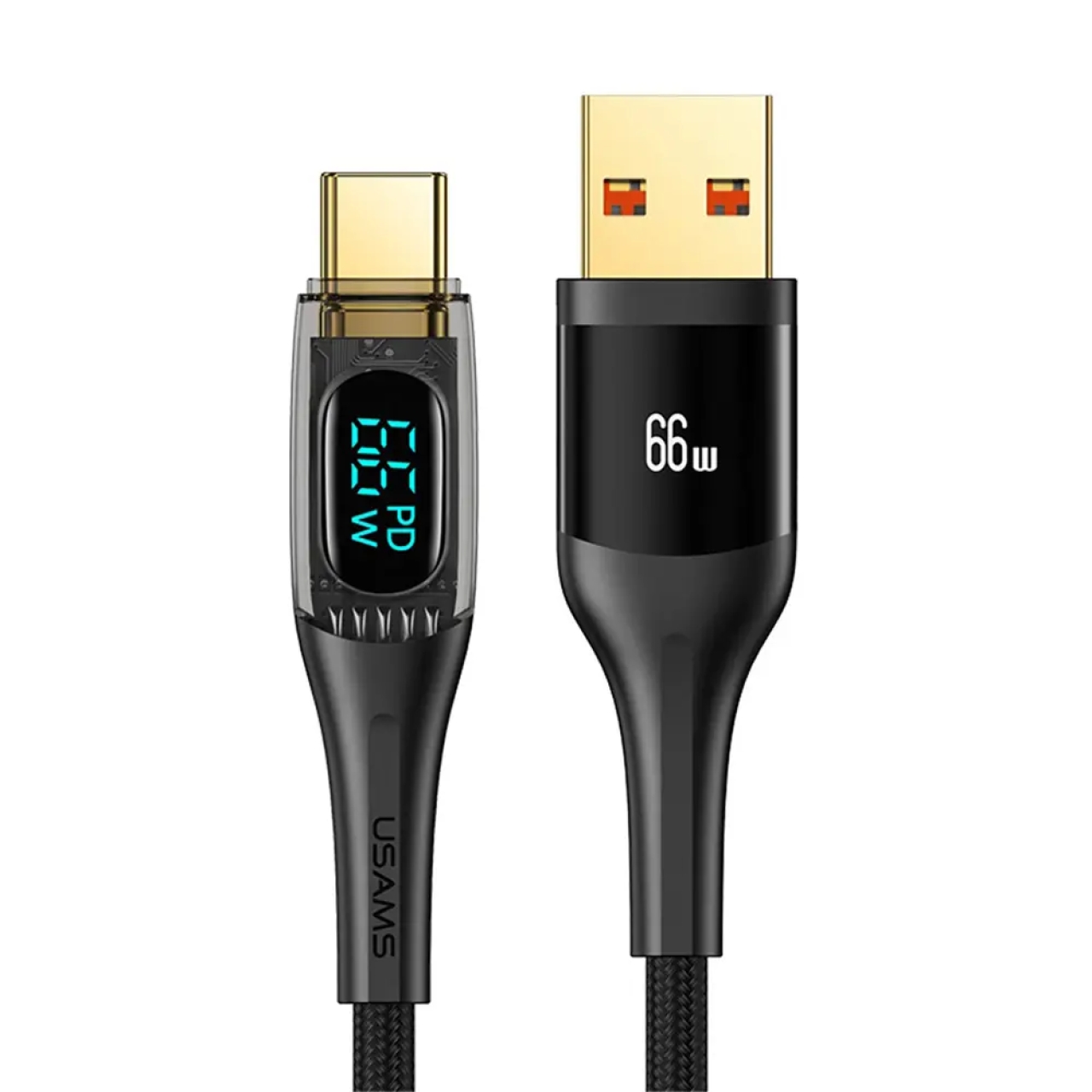 کابل شارژ USB به USB-C یوسمز مدل US-SJ592 – طول ۱.۲ متر