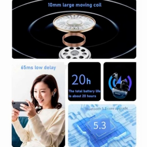 هندزفری بلوتوثی اوی مدل T62 ENC