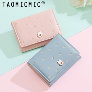  کیف پول زنانه فانتزی تاشو طرح پنجه گربه تائومیک‌میک مدل Y9286 