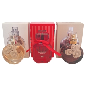 پک اقتصادی سه عددی عطر های زنانه سوپر اسمارت  والنتینو اینتنس, ویکتوریا سکرت اینتنس, والنتینو والنتینا حجم 25 میل