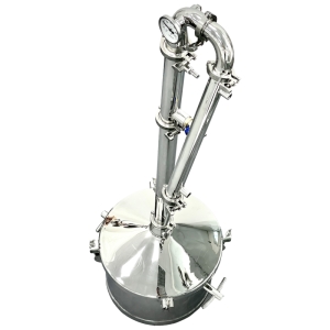 تقطیر تمام استیل 30 لیتری همراه با برج تقطیر 