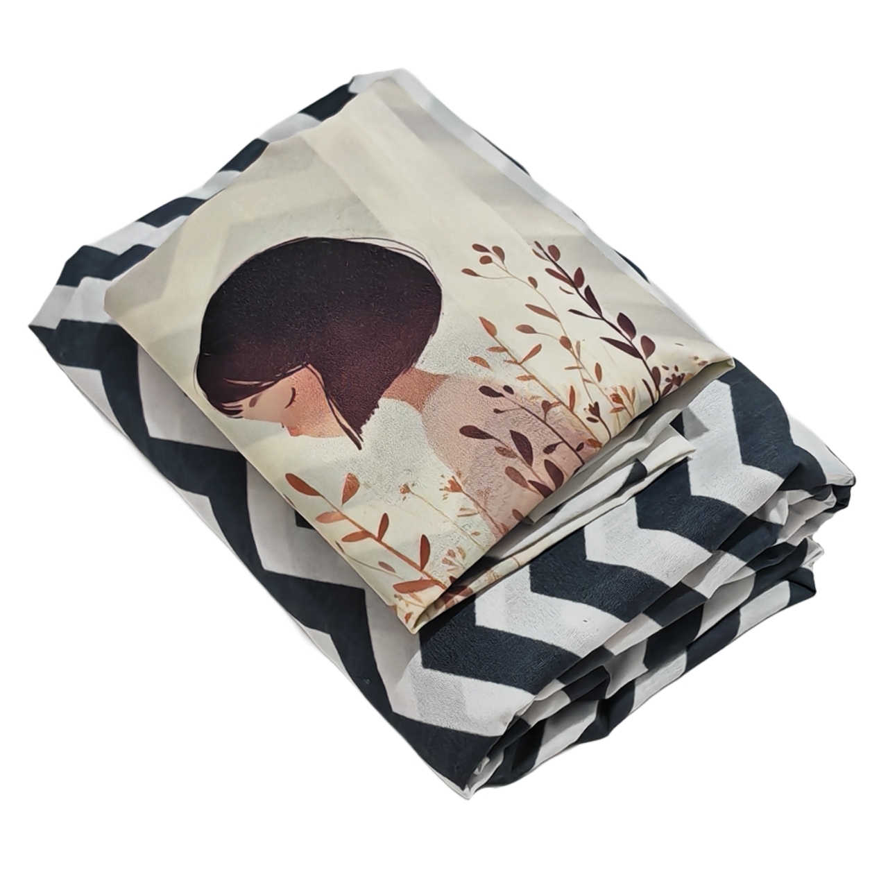 ملحفه تشک مدل کشدار کد E45 یک نفره دوتکه