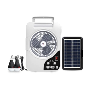 پنکه خورشیدی و چراغ قابل حمل مدل EP-608 | Easy Power